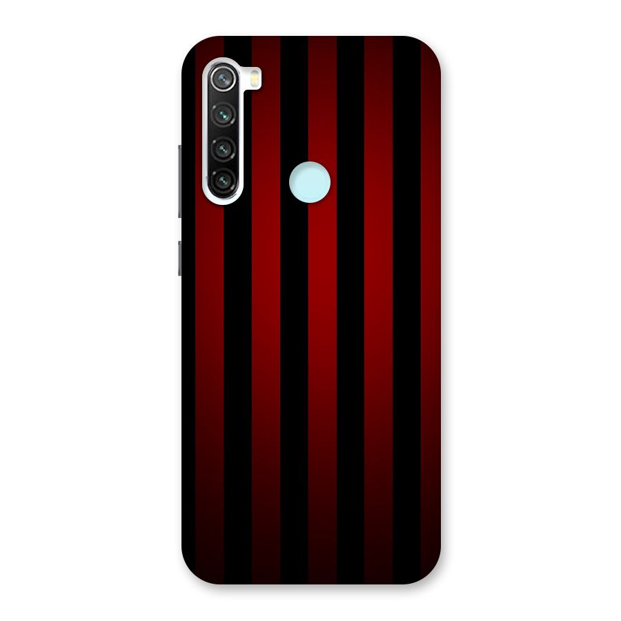 Red Black Stripes Back Case for Redmi Note 8