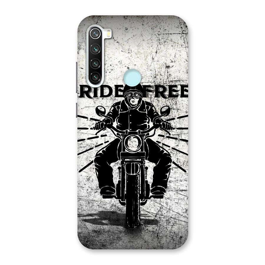Ride Free Back Case for Redmi Note 8