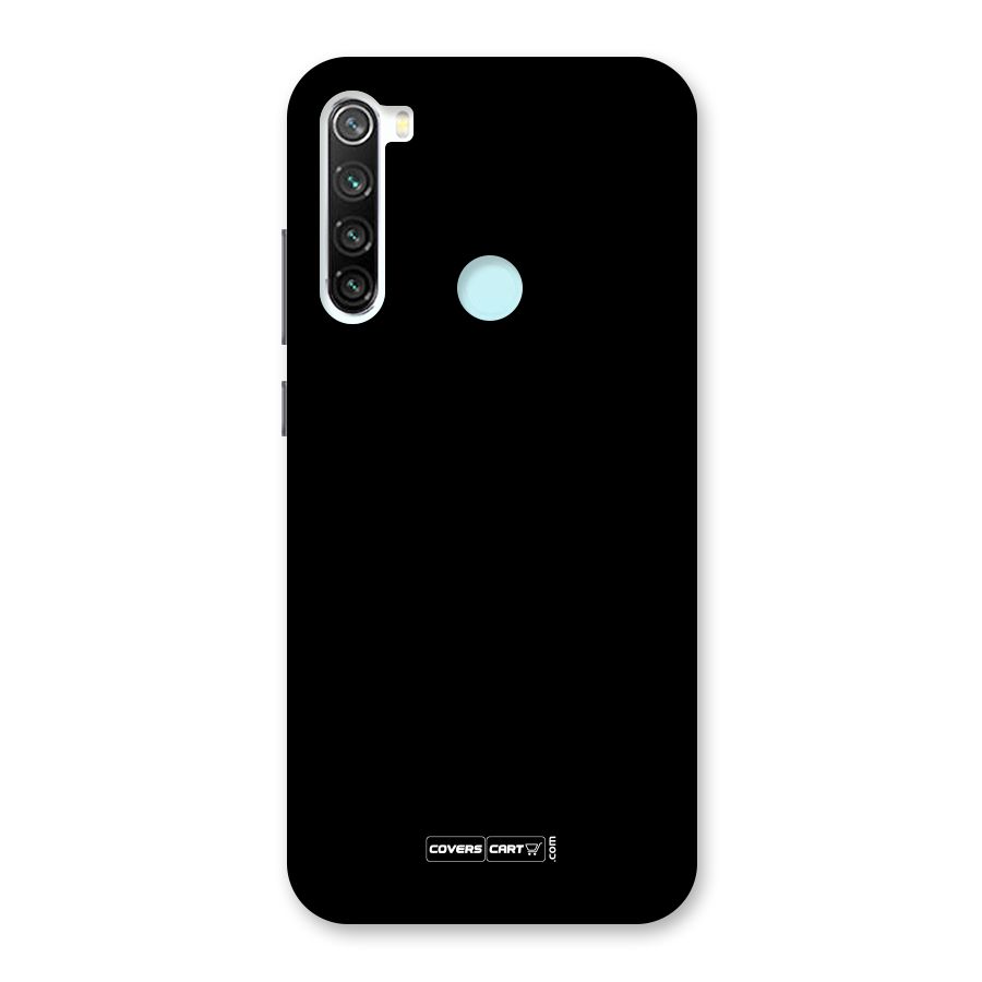 Simple Black Back Case for Redmi Note 8