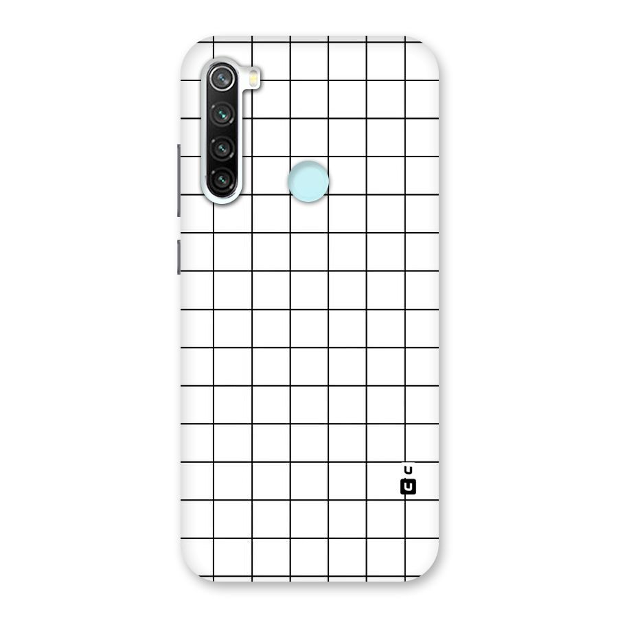 Simple Checks Back Case for Redmi Note 8