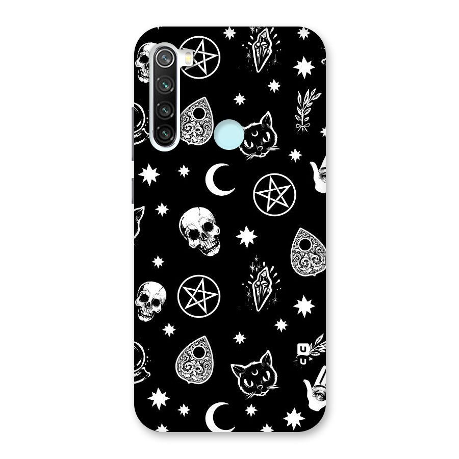 Skull Moon Design Back Case for Redmi Note 8