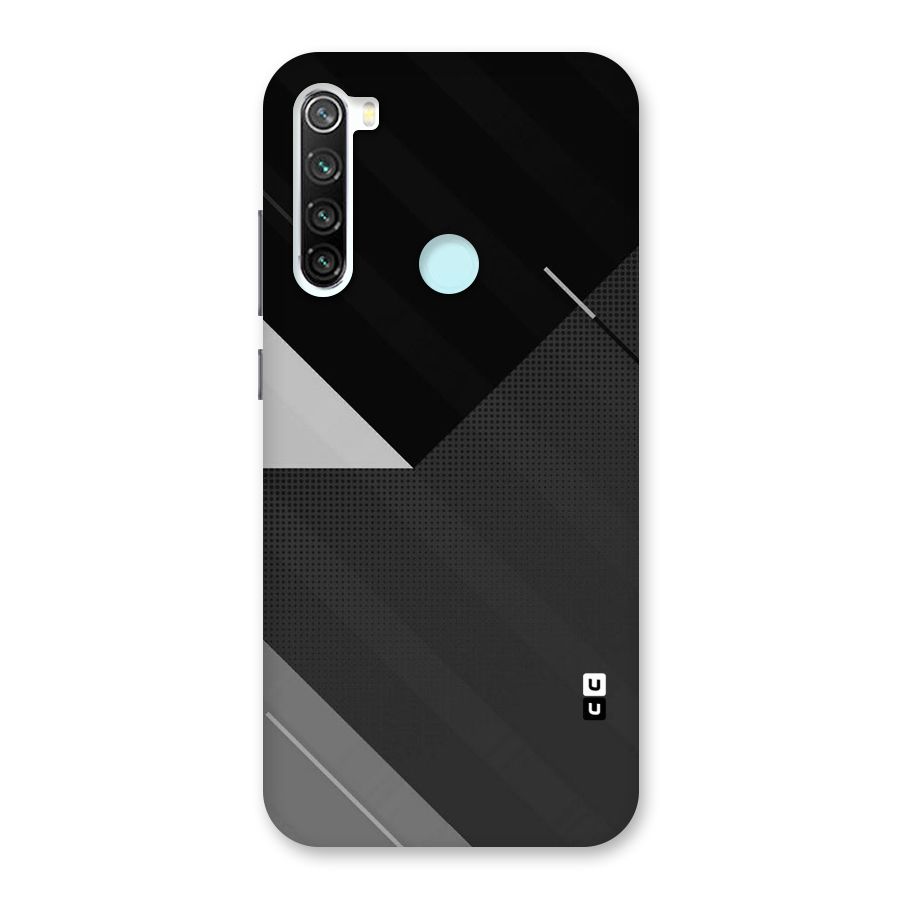 Slant Grey Back Case for Redmi Note 8