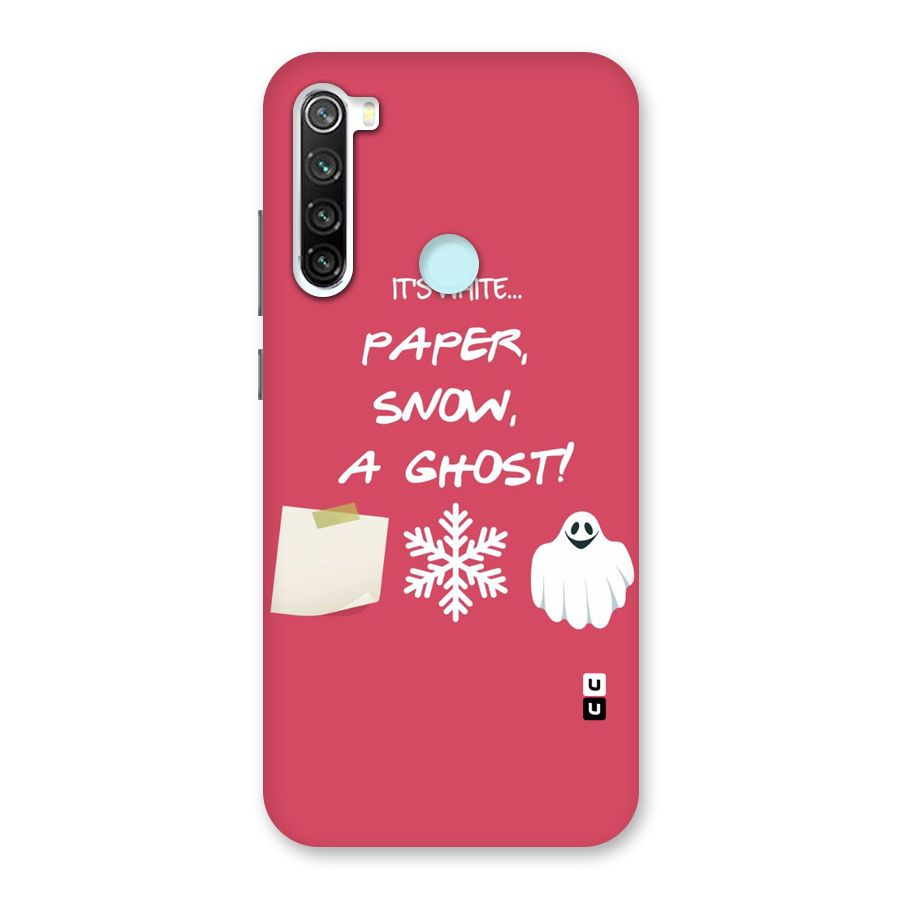 Snow Paper Back Case for Redmi Note 8
