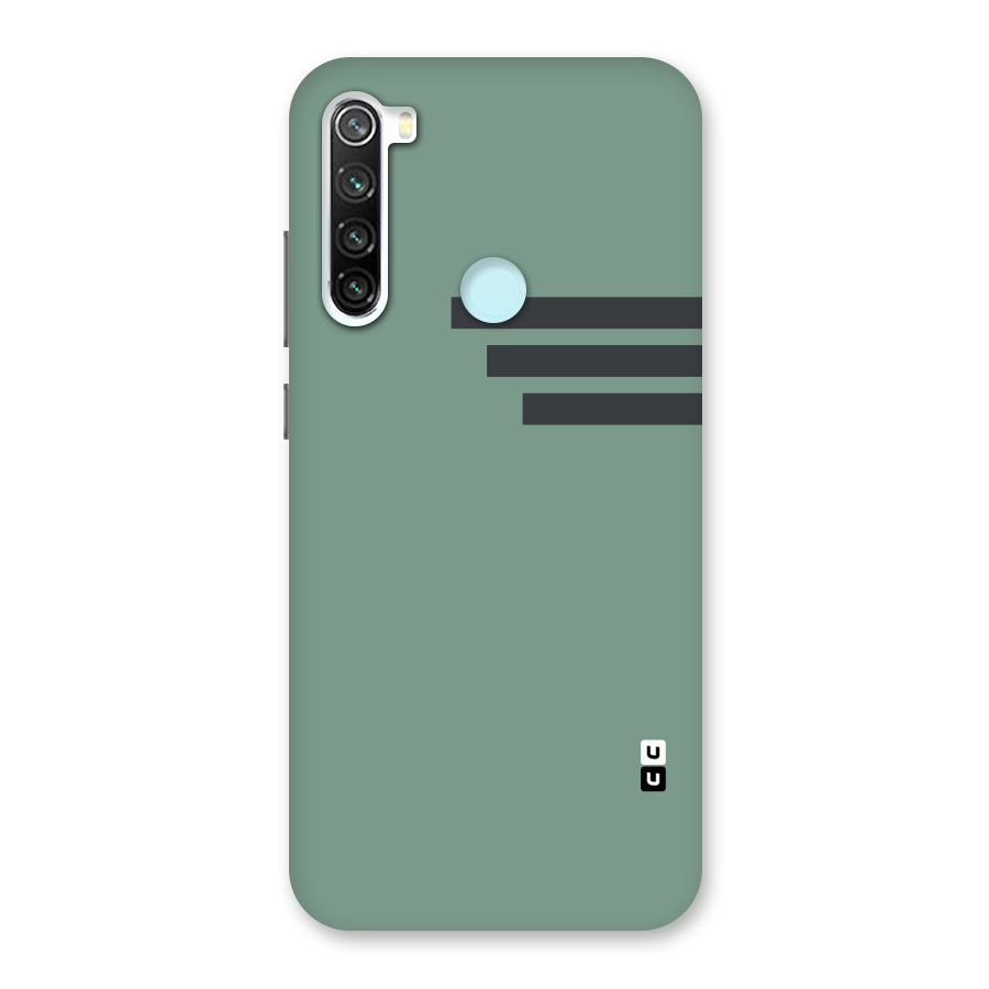Solid Sports Stripe Back Case for Redmi Note 8