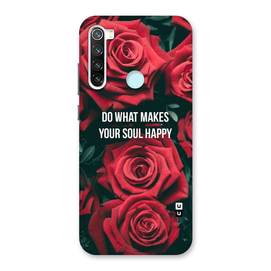 Soul Happy Back Case for Redmi Note 8