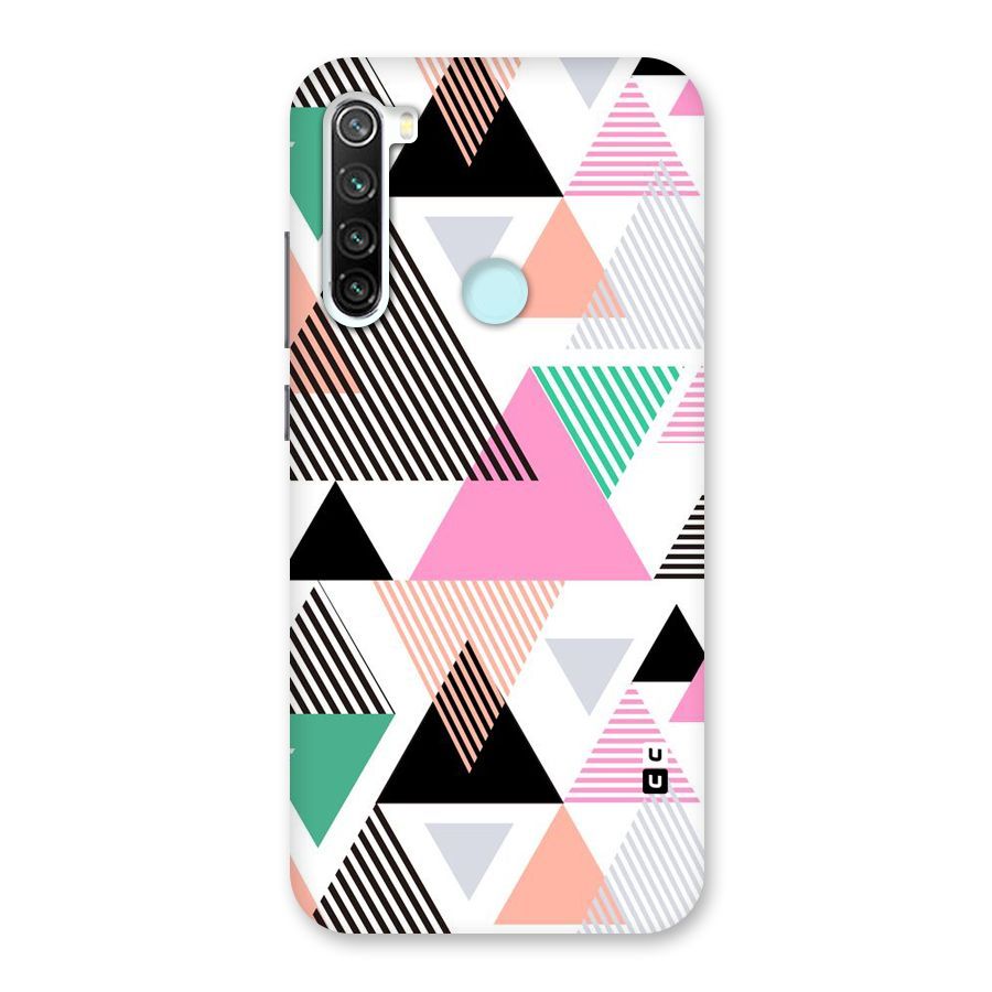Stripes Abstract Colors Back Case for Redmi Note 8