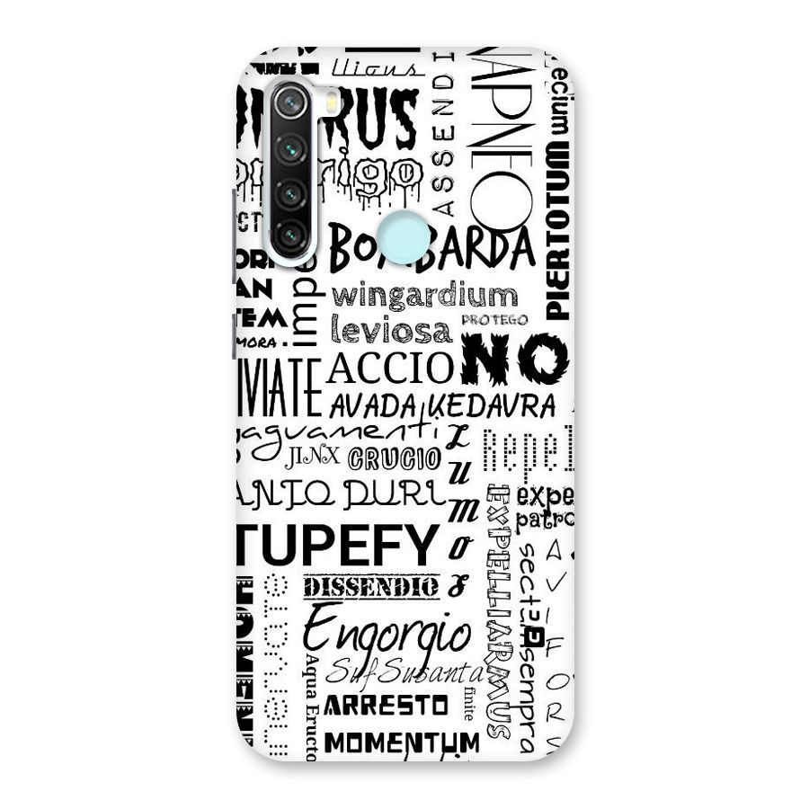 Stupefy Back Case for Redmi Note 8