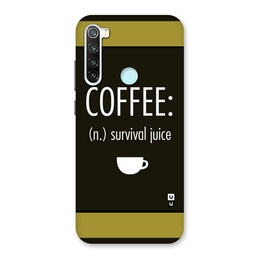Survival Juice Back Case for Redmi Note 8