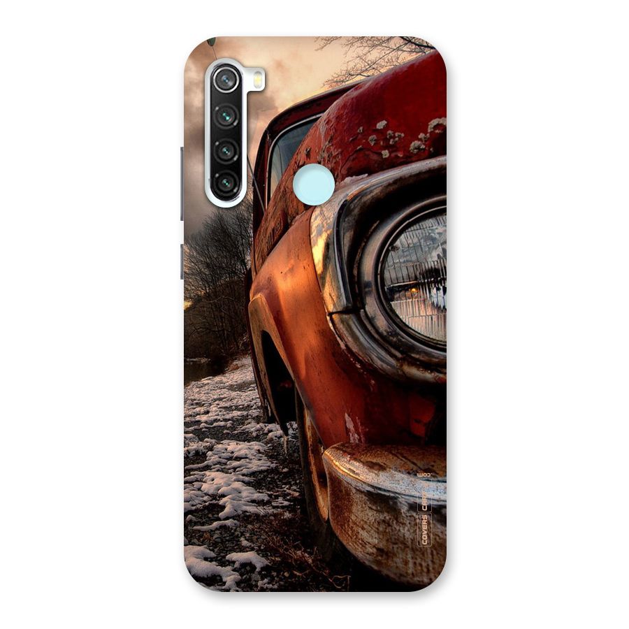 Vintage Car Headlight Back Case for Redmi Note 8