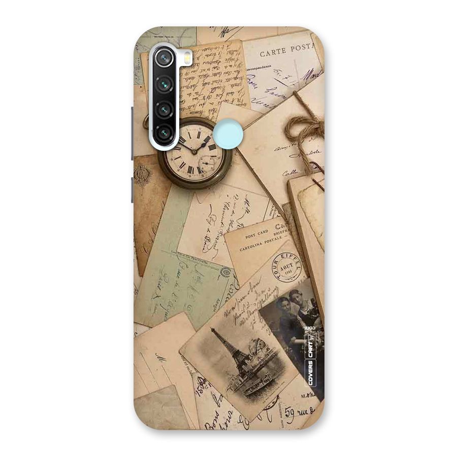 Vintage Postcards Back Case for Redmi Note 8