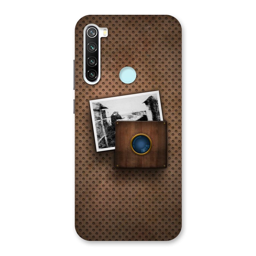 Vintage Wood Camera Back Case for Redmi Note 8