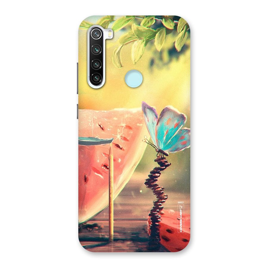 Watermelon Butterfly Back Case for Redmi Note 8