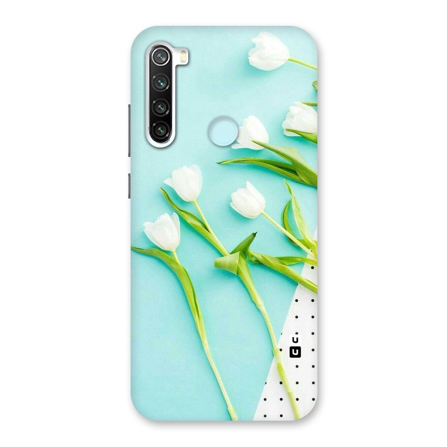 White Tulips Back Case for Redmi Note 8