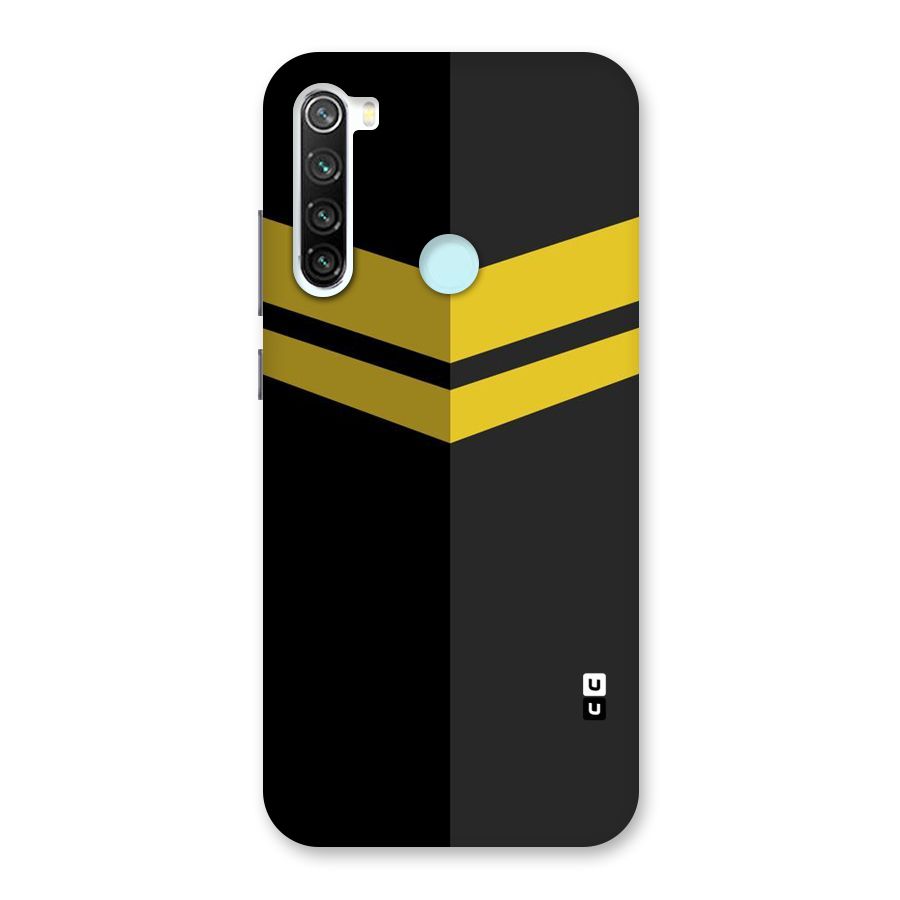 Yellow Lines Back Case for Redmi Note 8