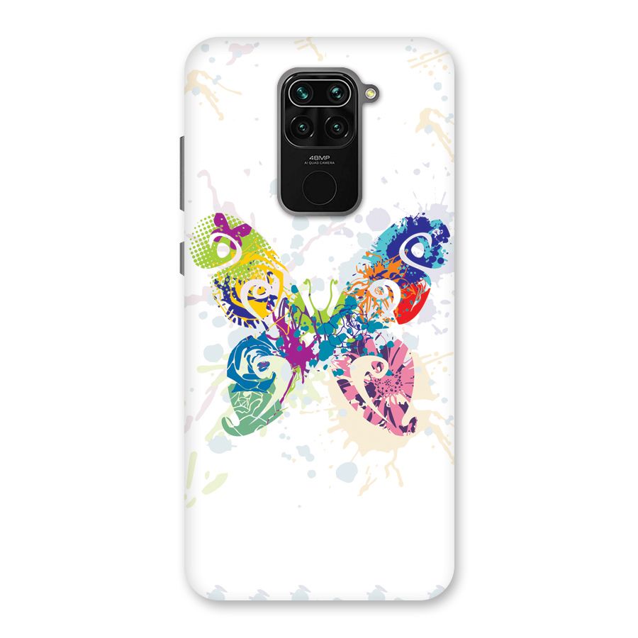 Abstract Butterfly Back Case for Redmi Note 9