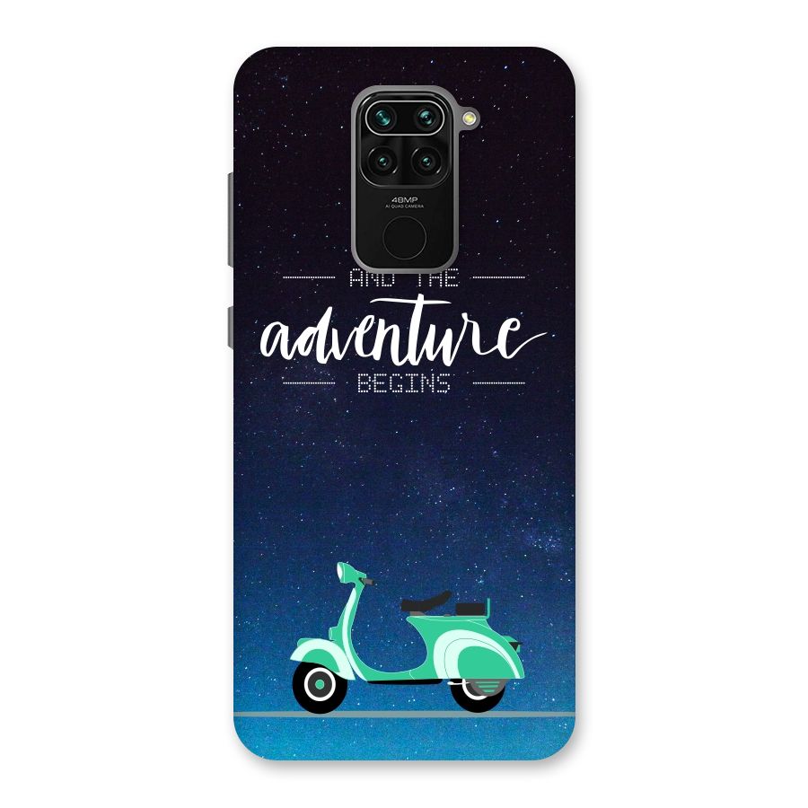 Adventure Scooter Back Case for Redmi Note 9