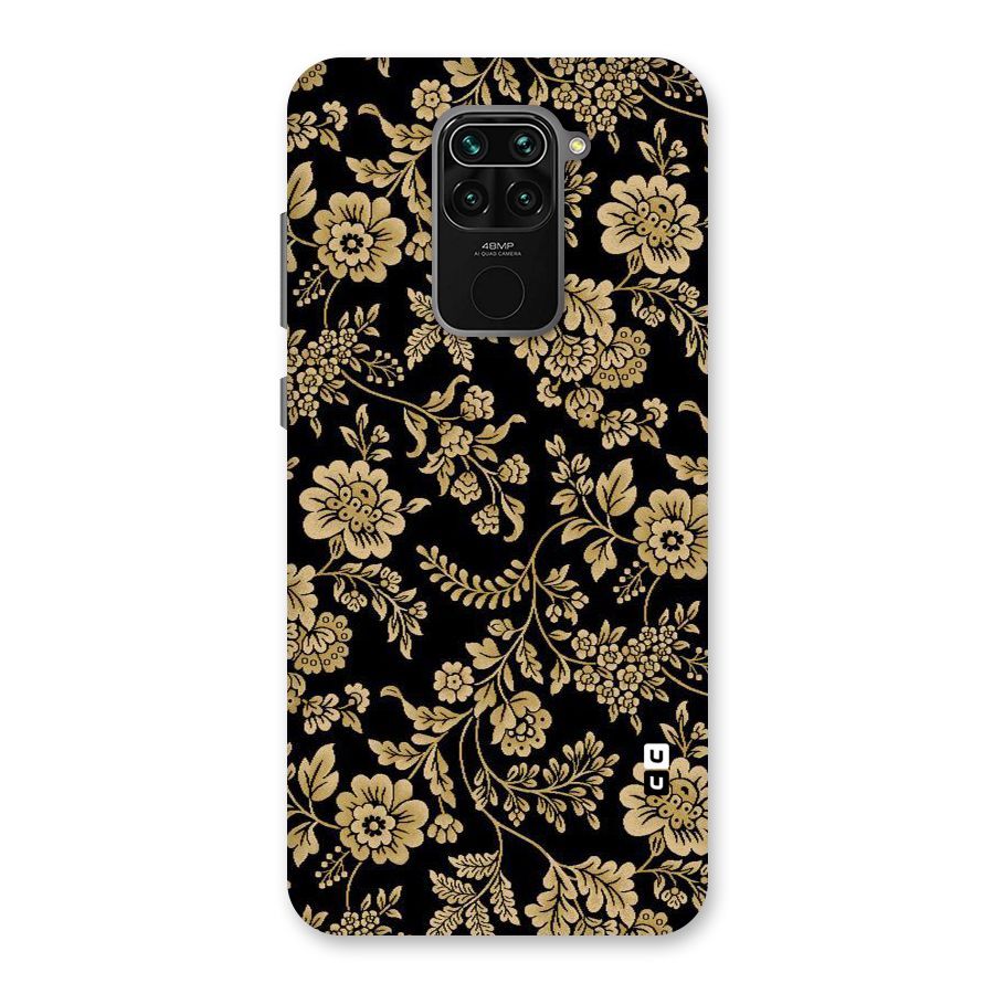 Aesthetic Golden Design Back Case for Redmi Note 9
