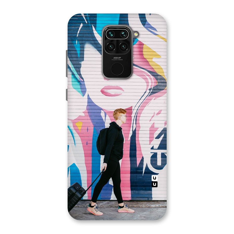 Backpacker Back Case for Redmi Note 9