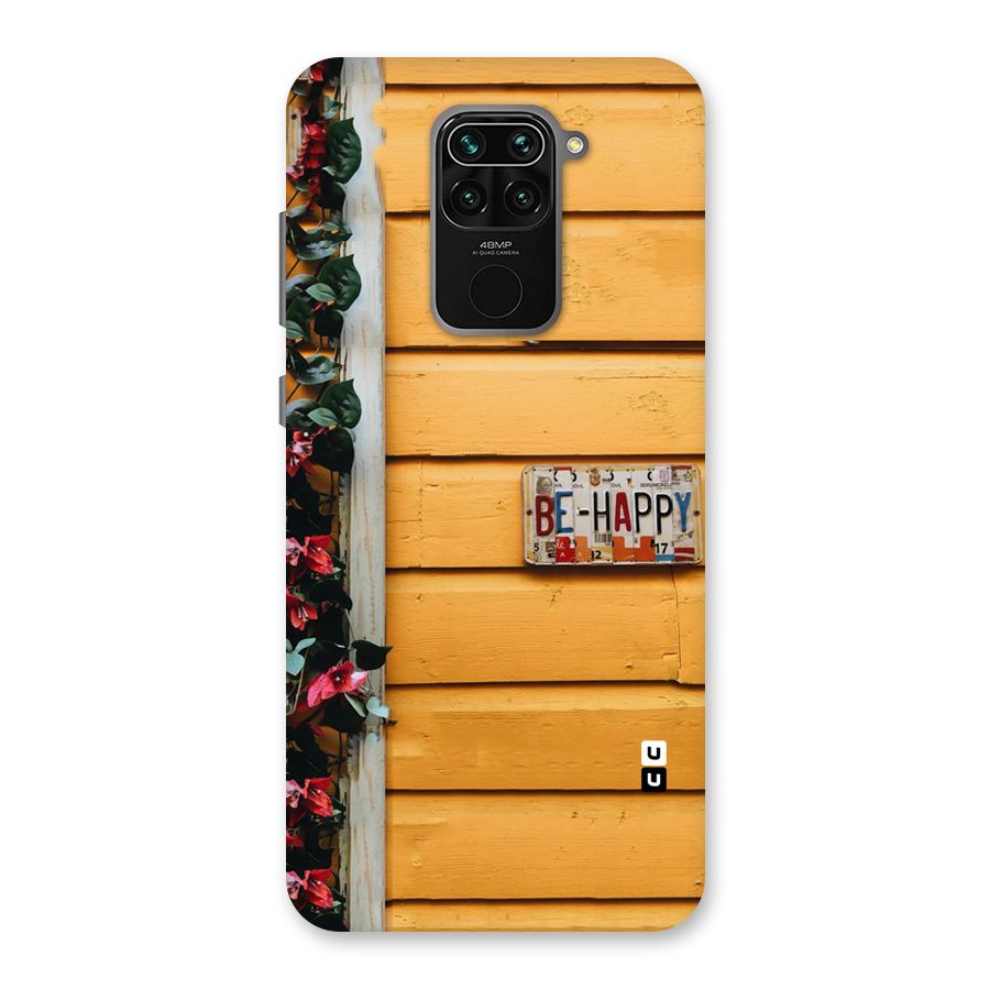 Be Happy Yellow Wall Back Case for Redmi Note 9
