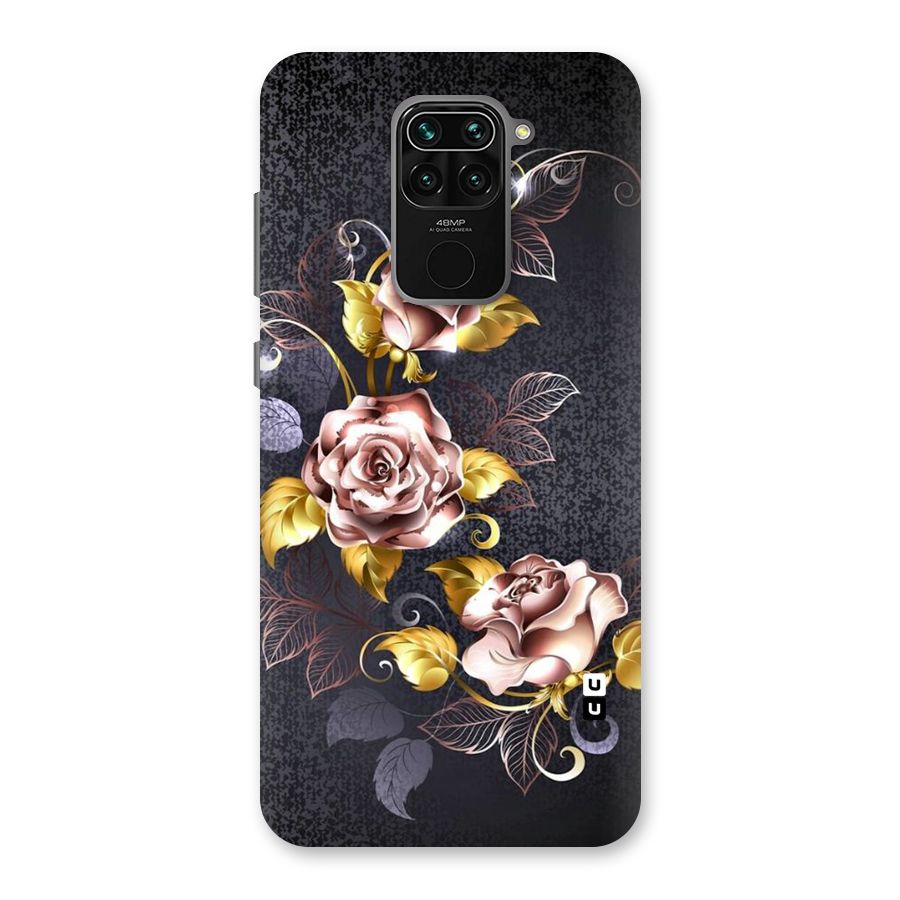Beautiful Old Floral Design Back Case for Redmi Note 9
