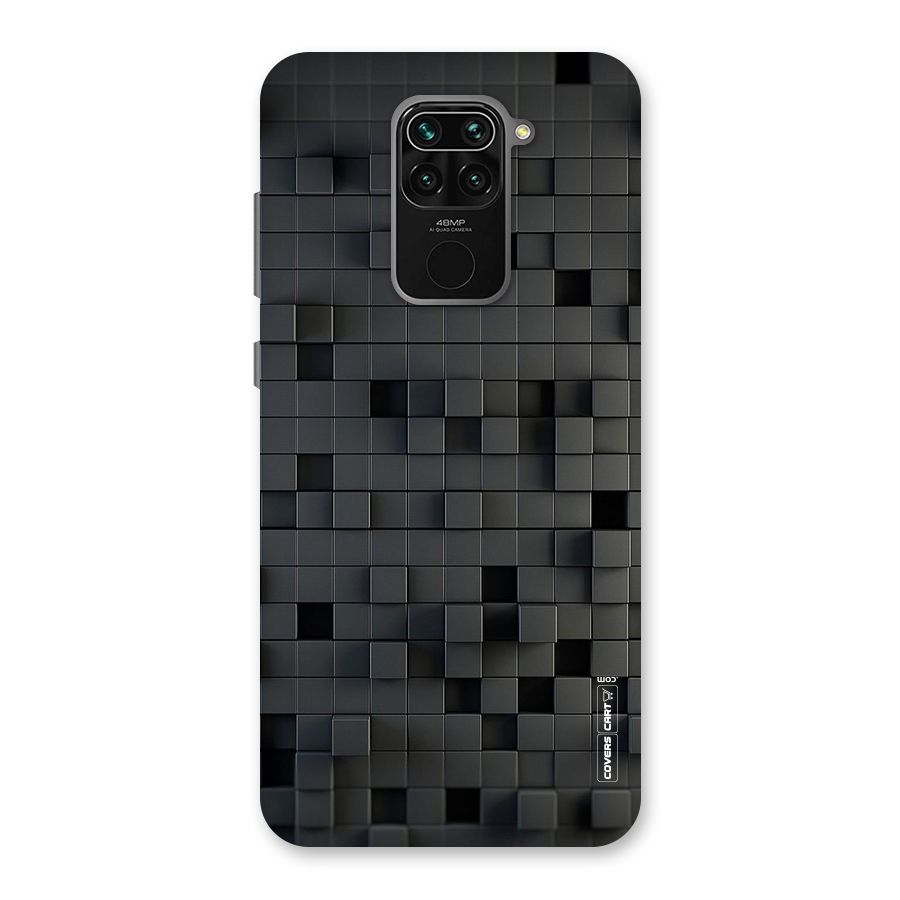 Black Bricks Back Case for Redmi Note 9