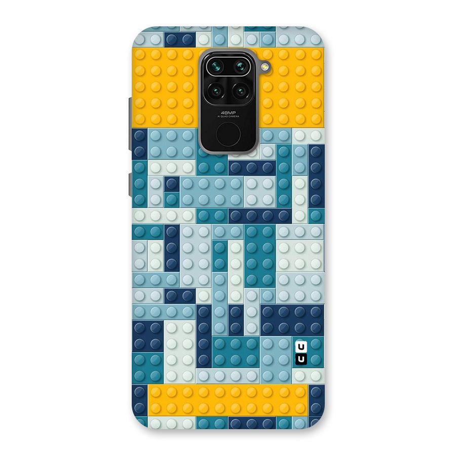 Blocks Blues Back Case for Redmi Note 9