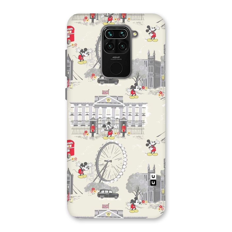 City Tour Pattern Back Case for Redmi Note 9