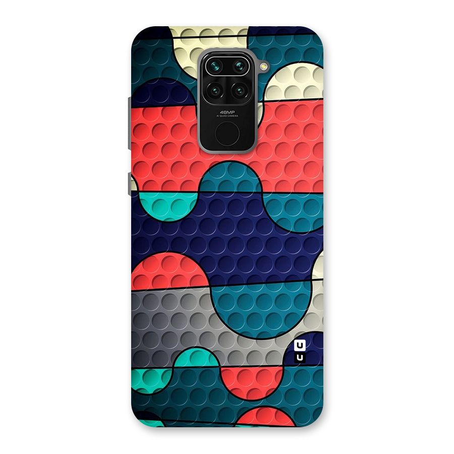 Colorful Puzzle Design Back Case for Redmi Note 9