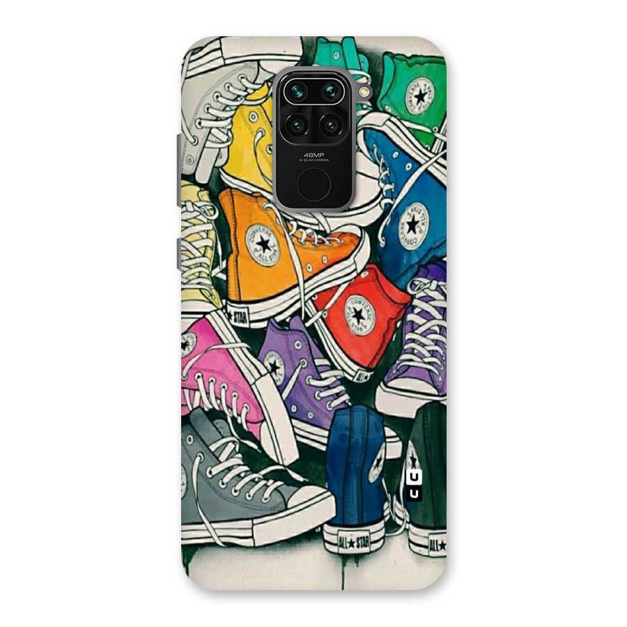 Colorful Shoes Back Case for Redmi Note 9