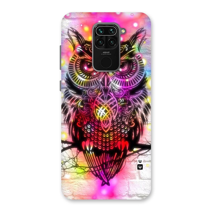 Colourful Owl Back Case for Redmi Note 9