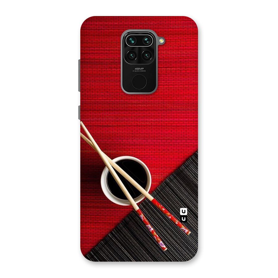 Cup Chopsticks Back Case for Redmi Note 9