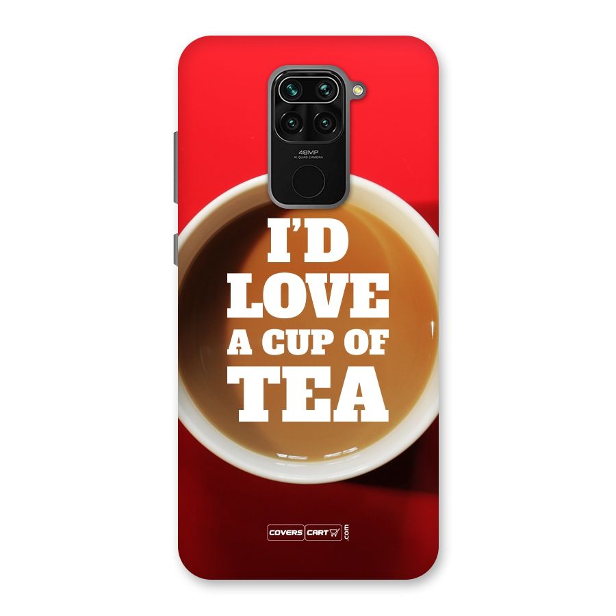 Cup of Tea Back Case for Redmi Note 9