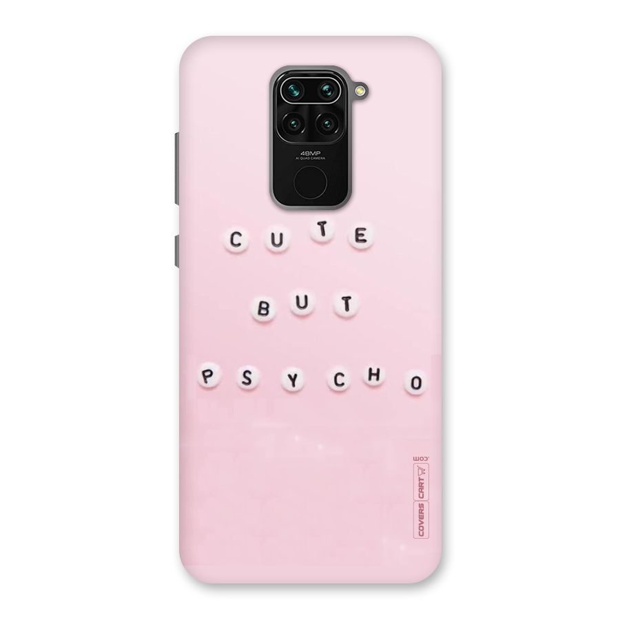 Cute But Psycho Back Case for Redmi Note 9