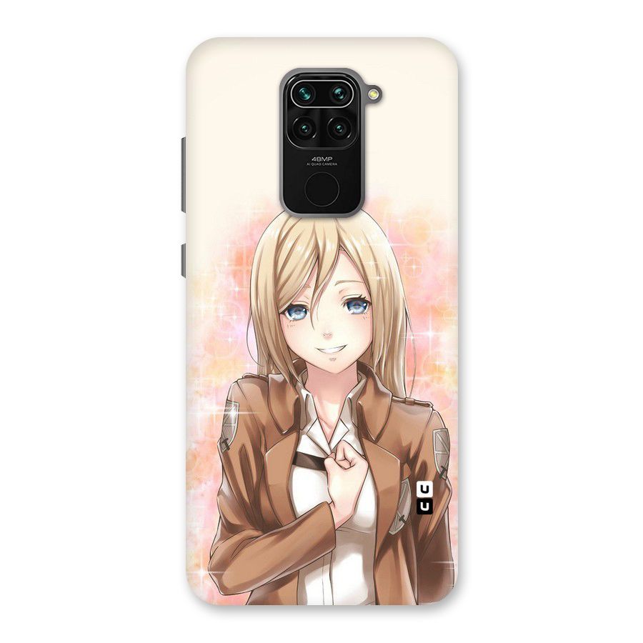 Cute Girl Art Back Case for Redmi Note 9