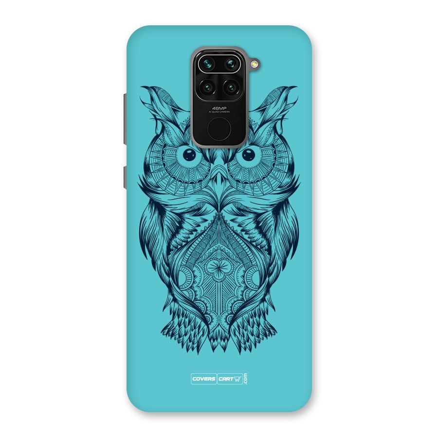 Designer Owl Back Case for Redmi Note 9