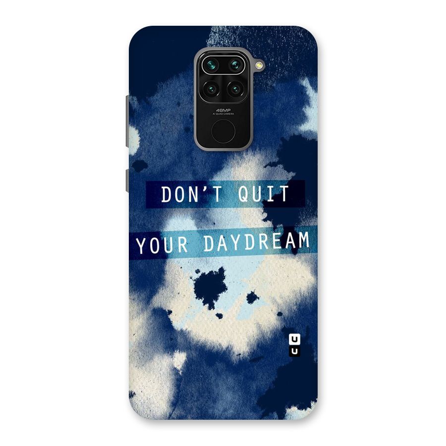 Dont Quit Back Case for Redmi Note 9