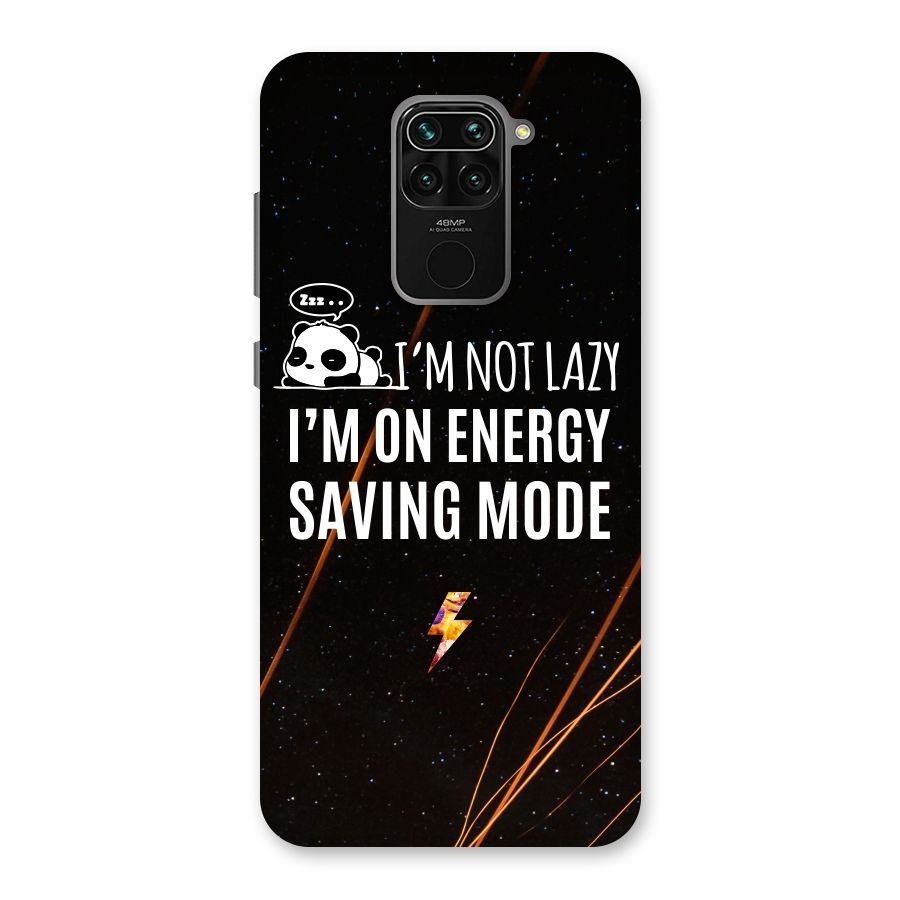 Energy Saving Mode Back Case for Redmi Note 9
