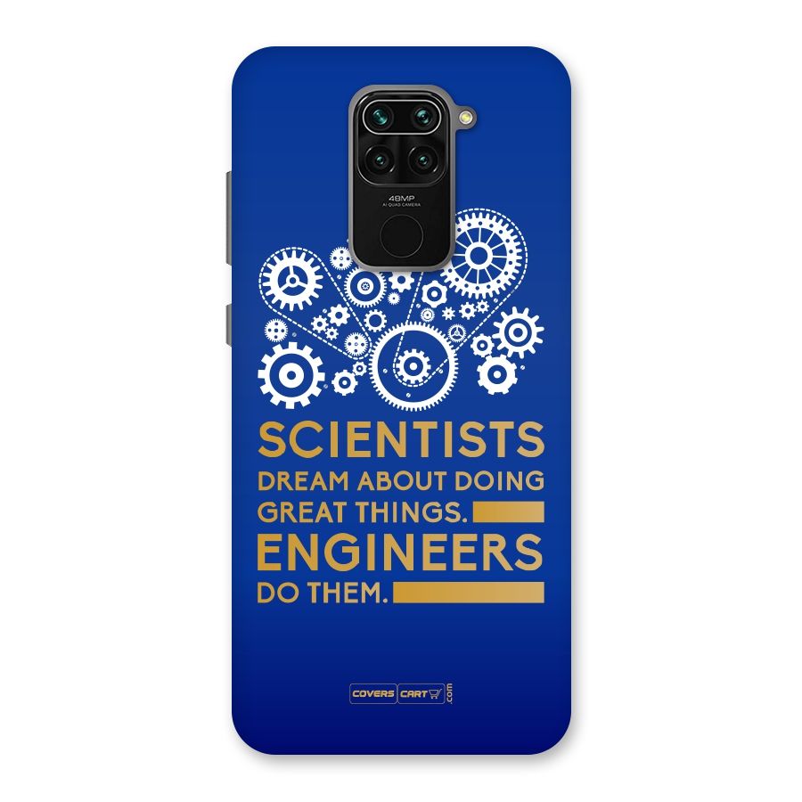Engineer Back Case for Redmi Note 9