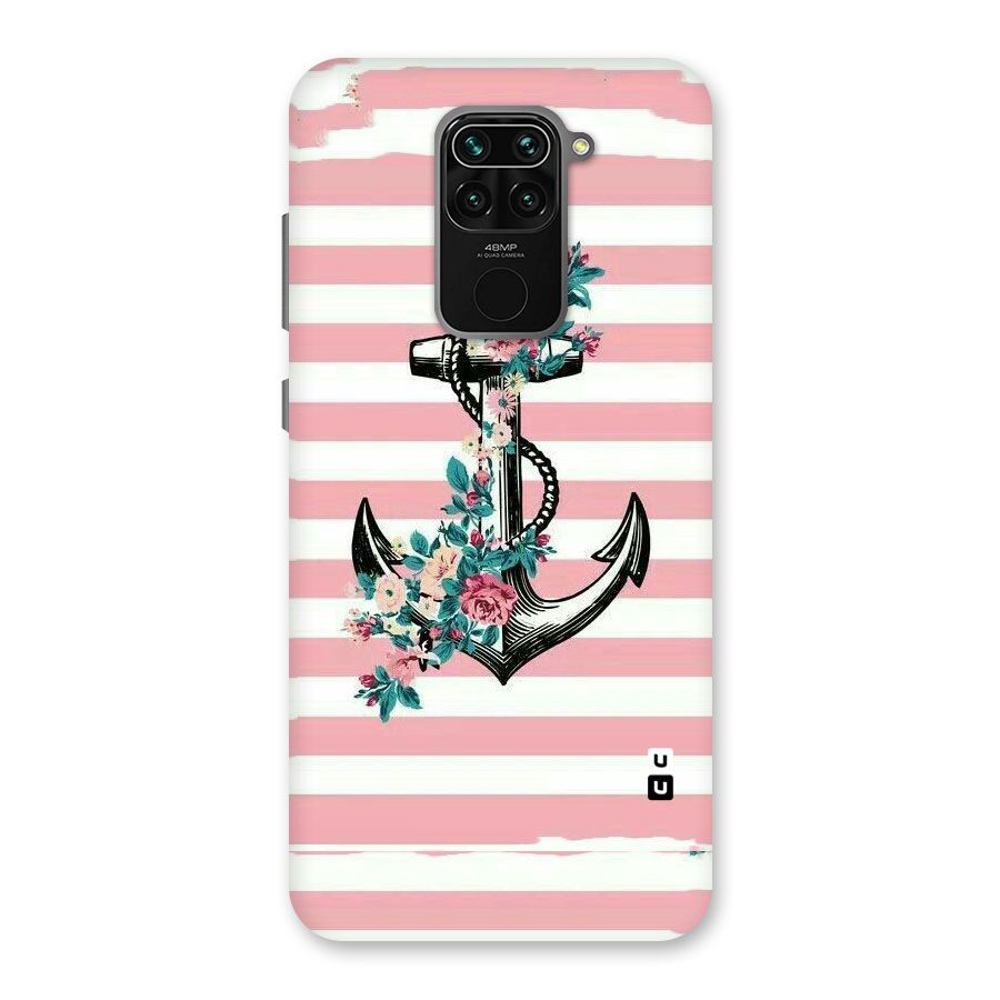 Floral Anchor Back Case for Redmi Note 9