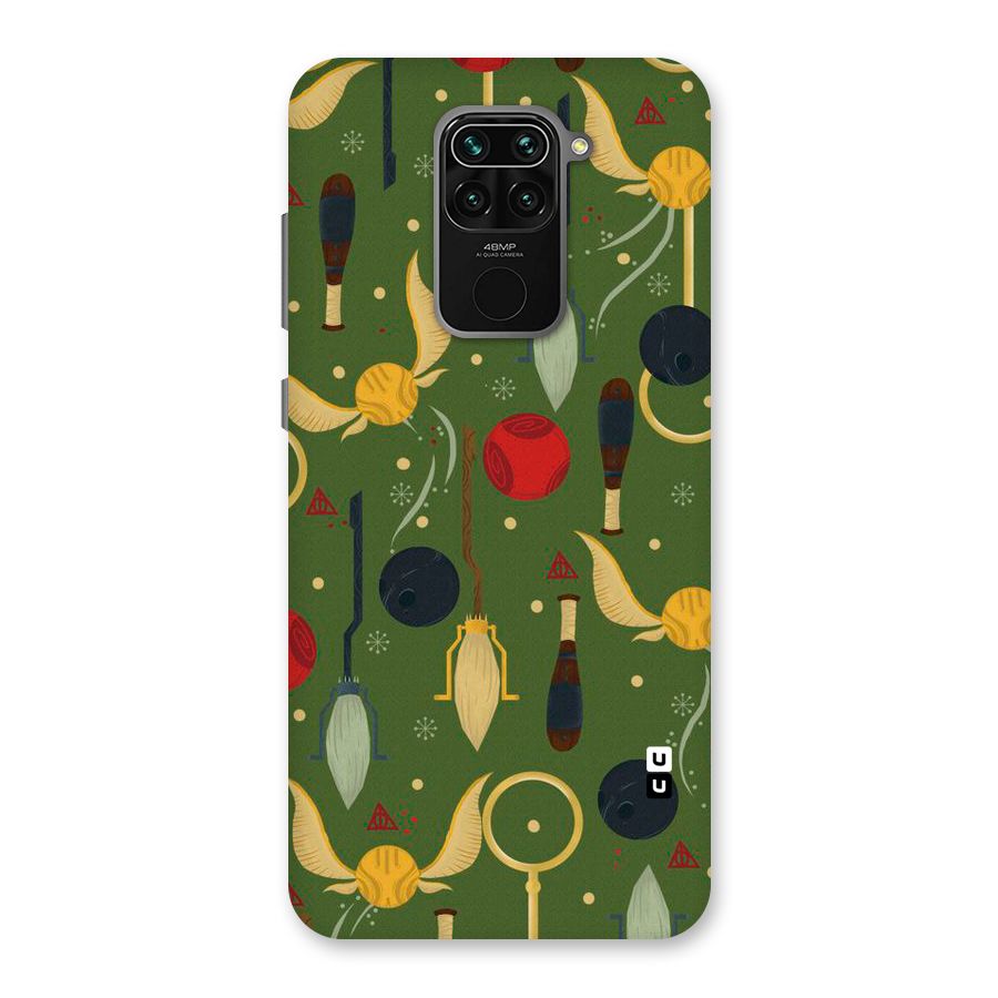 Flying Ball Pattern Back Case for Redmi Note 9