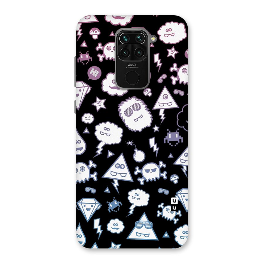 Funny Faces Back Case for Redmi Note 9