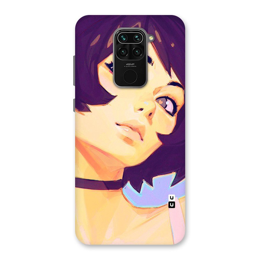Girl Face Art Back Case for Redmi Note 9