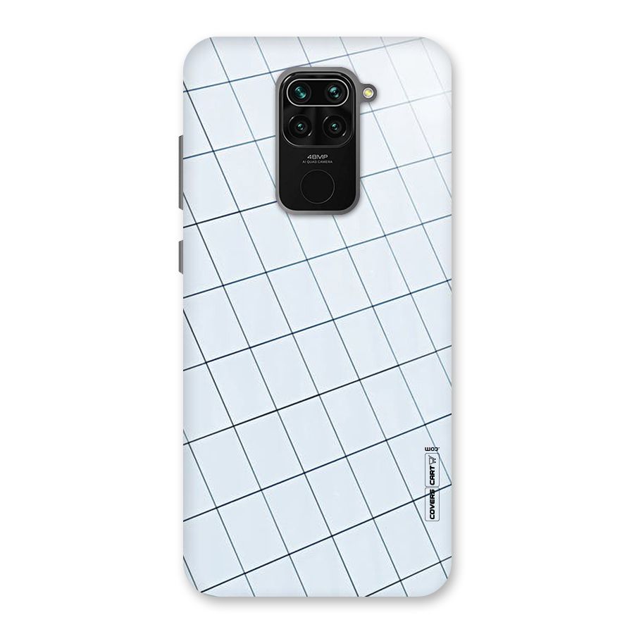 Glass Square Wall Back Case for Redmi Note 9