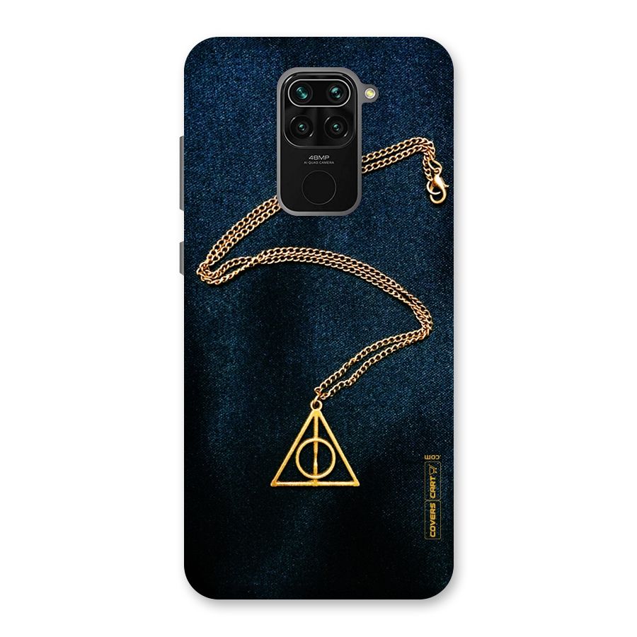 Golden Chain Back Case for Redmi Note 9