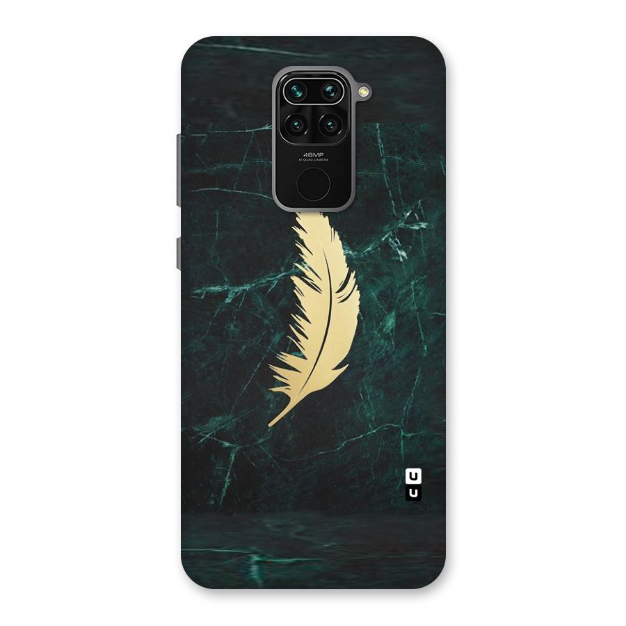 Golden Leaf Back Case for Redmi Note 9