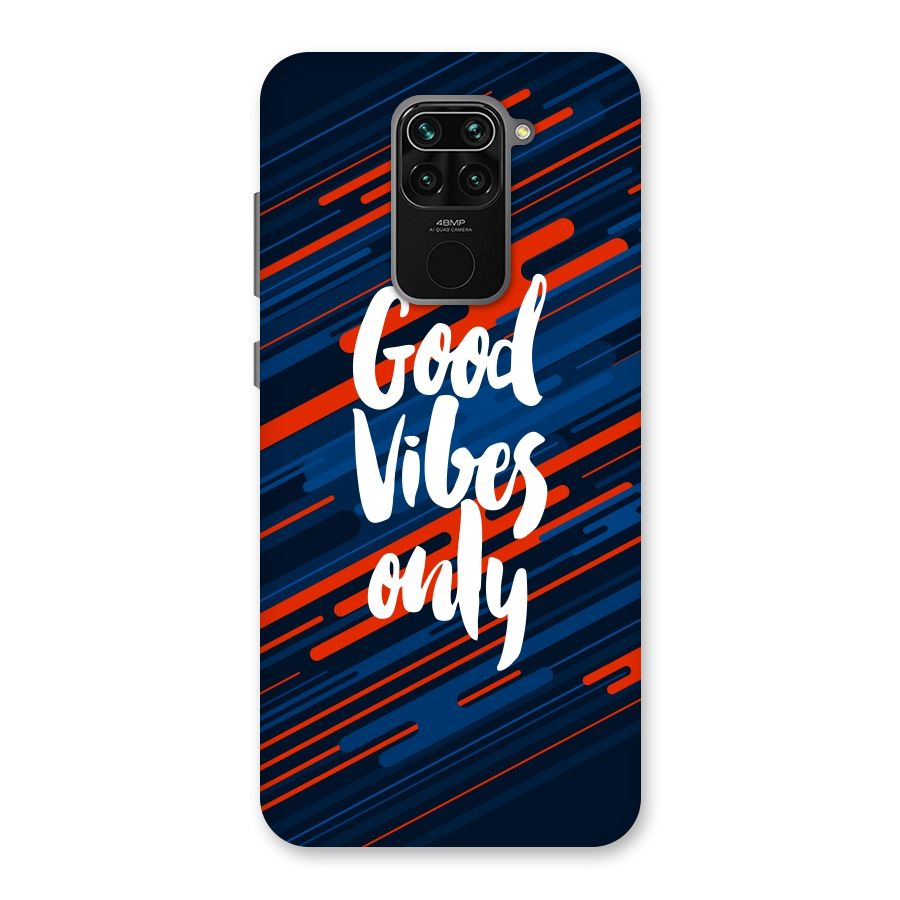 Good Vibes Only Back Case for Redmi Note 9