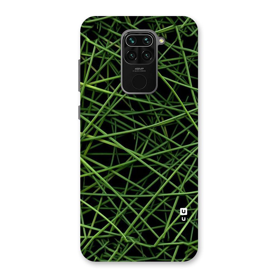 Green Lines Back Case for Redmi Note 9