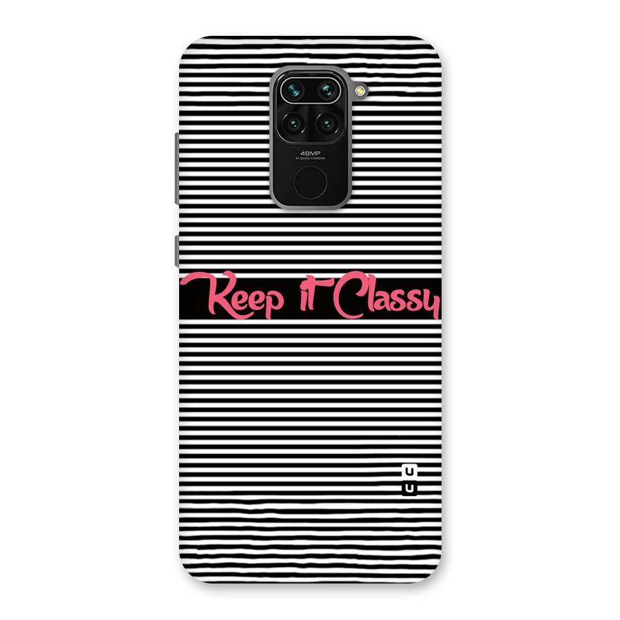 Keep It Classy Back Case for Redmi Note 9