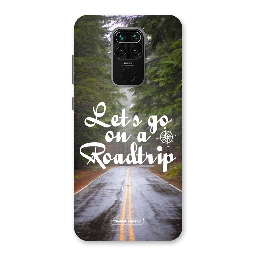 Lets go on a Roadtrip Back Case for Redmi Note 9