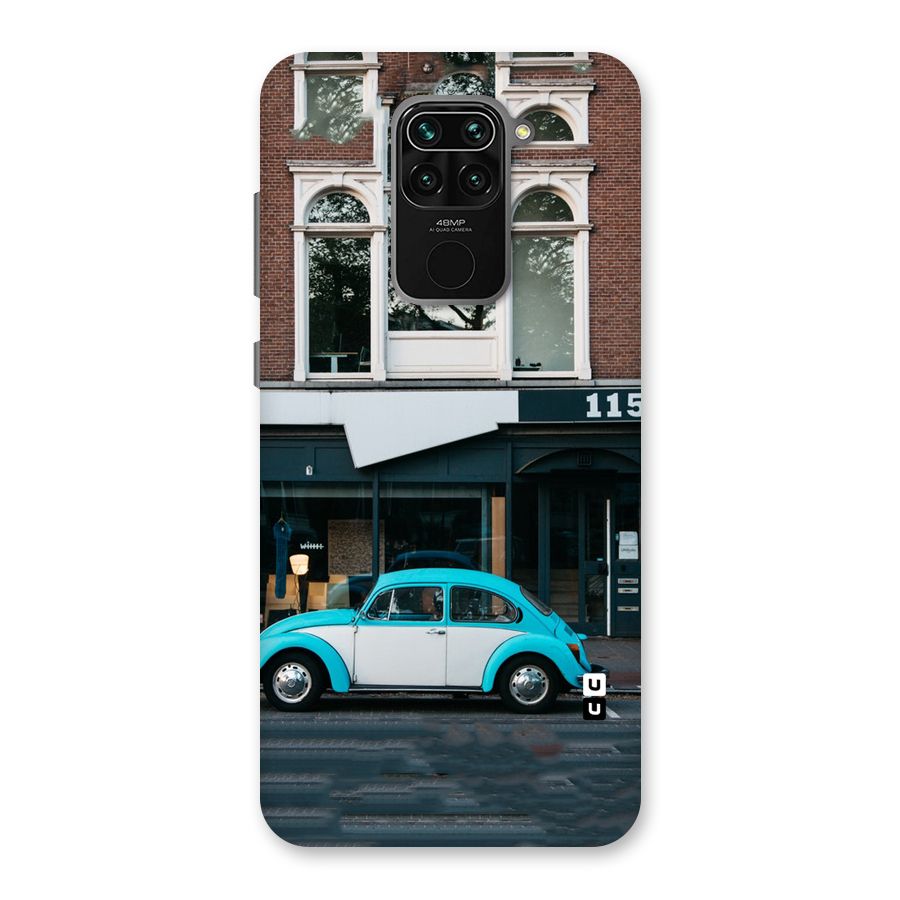 Mini Blue Car Back Case for Redmi Note 9